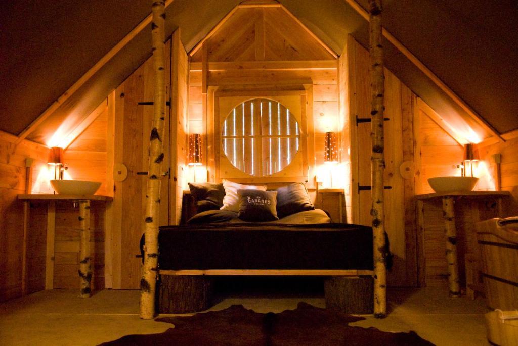 Cabane Lodge Domaine Du Lac Chambon Murol Camera foto
